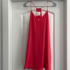 NWT. Short red/pink dress. Size small